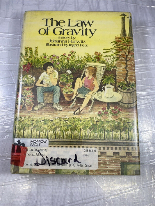 The Law of Gravity by Johanna Hurwitz (1978, Hardcover) Ex Steelville Library