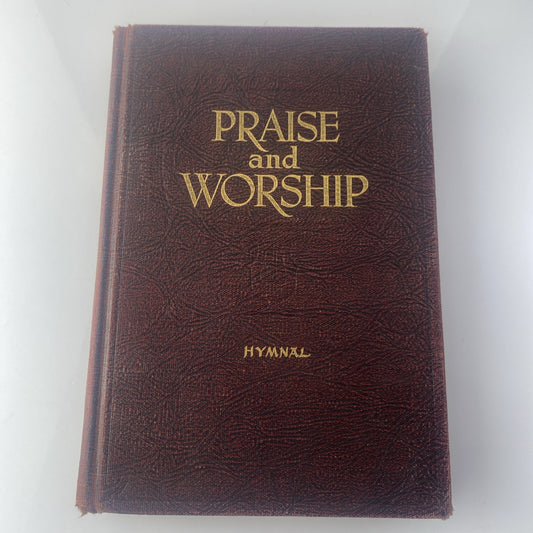 Praise And Worship Hymnals VG Vintage Kansas City Printed Red Hymnal Christian