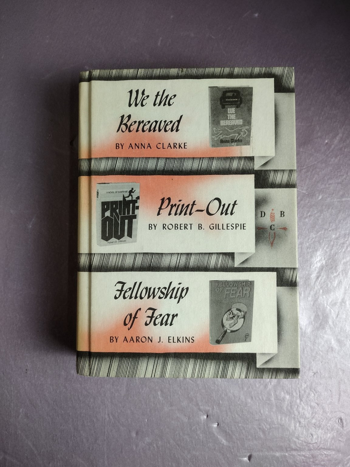We the Bereaved Print-Out Fellowship of Fear 1983 Detective Book Club Omnibus