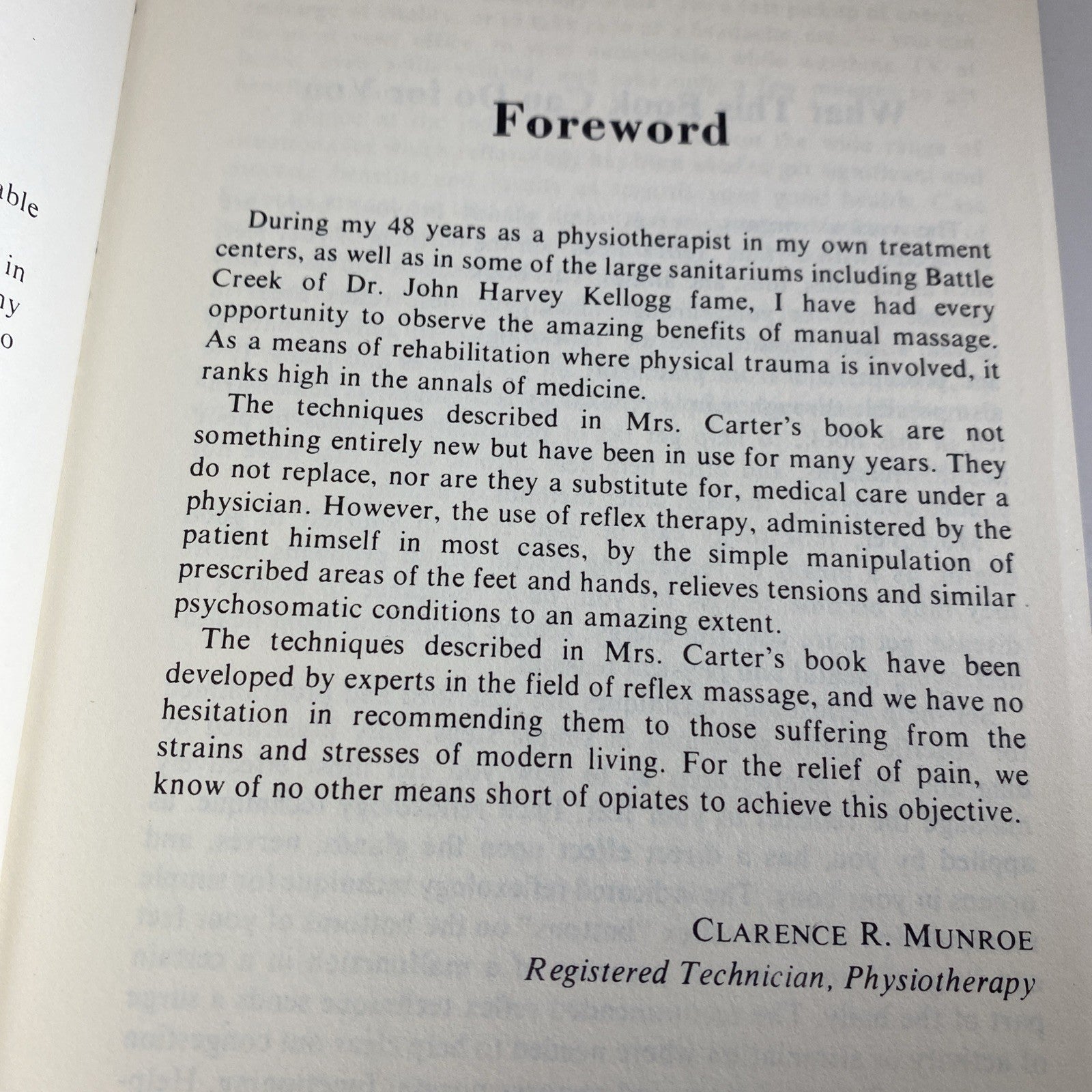 Helping Yourself With Foot Reflexology by Mildred Carter Parker Publishing 1969