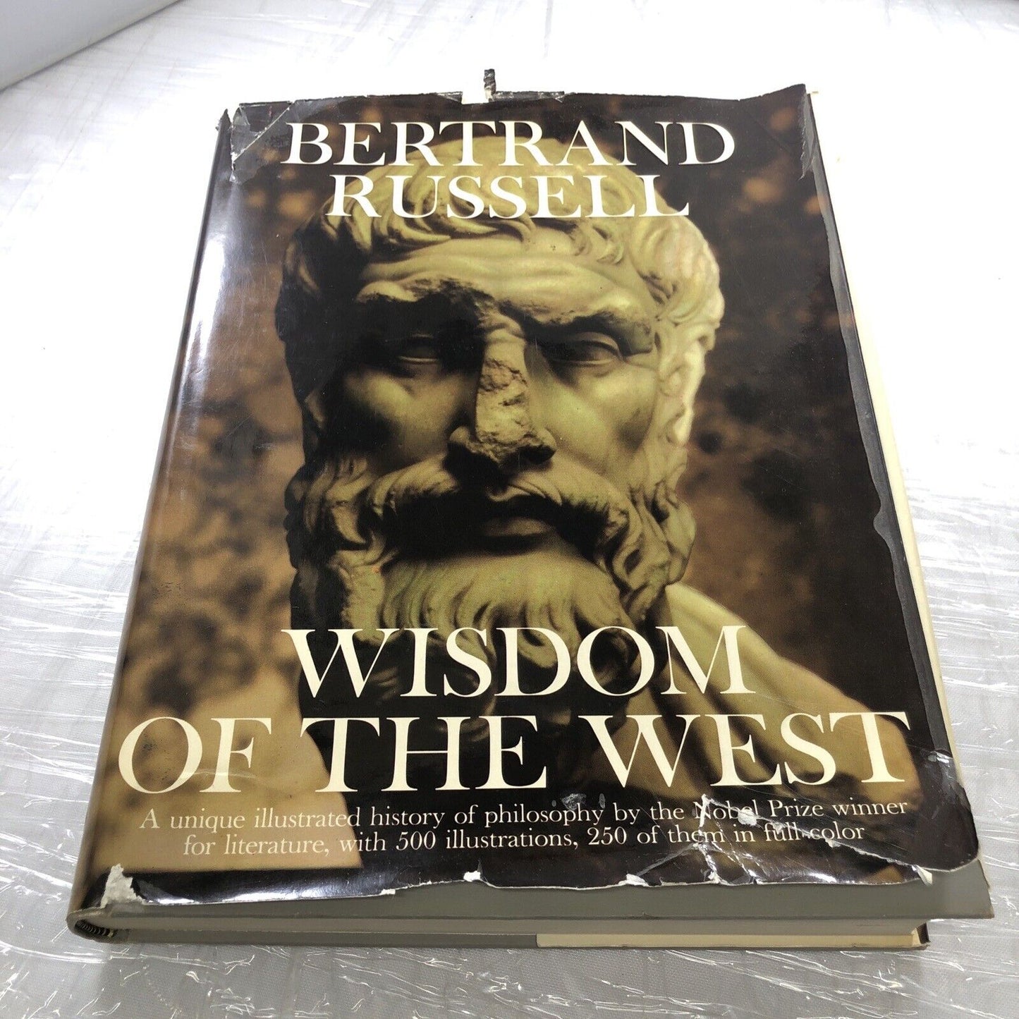 Vintage History Book WISDOM OF THE WEST By Bertrand Russell - Hardcover