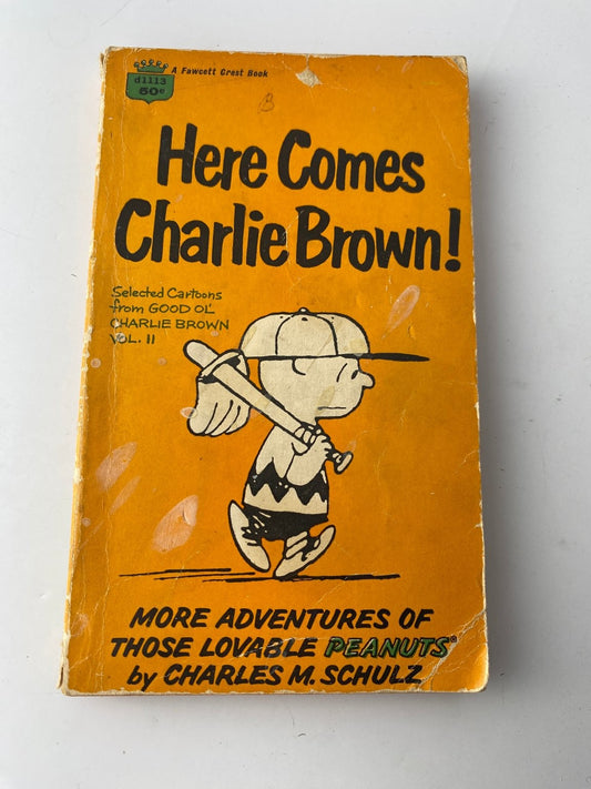 Here Comes Charlie Brown by Charles M. Schulz 1968 Illustrated Peanuts