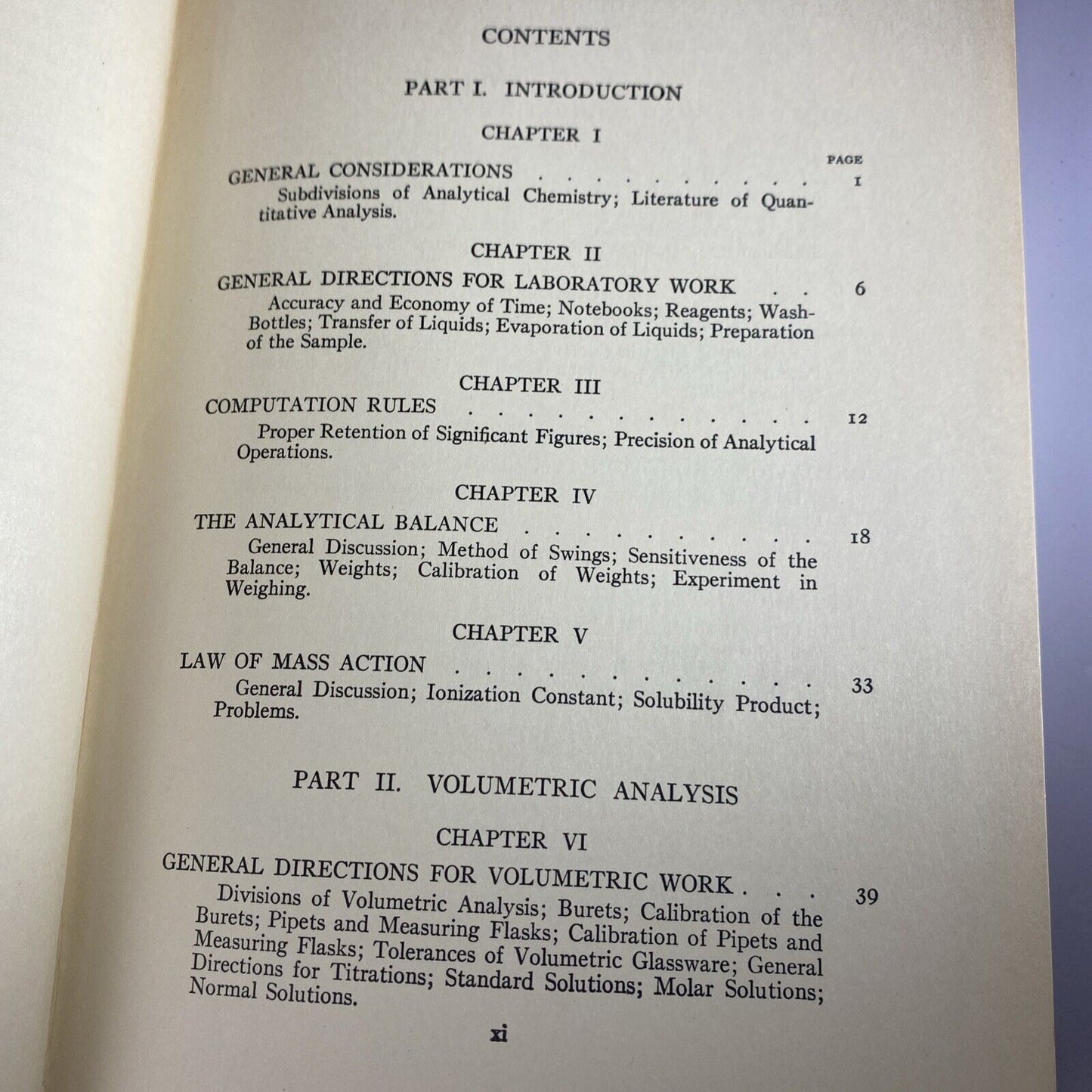 Talbot's Quantitative Chemical Analysis by Leicester F. Hamilton 1930s Textbook