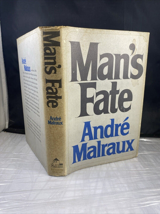 Man's Fate by Andre Malraux, Vintage 1961 Vintage 60s Historical Fiction HCDJ BC