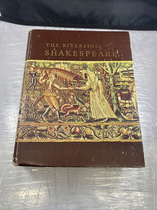 The Riverside Shakespeare Used See Pictures Big Book Textbook Literature