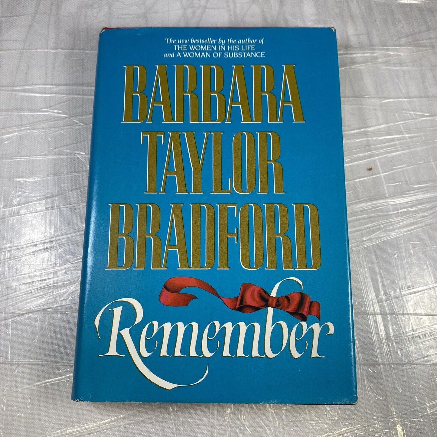 Remember by Barbara Taylor Bradford (1991, Hardcover) DJ Book Club Edition Rare