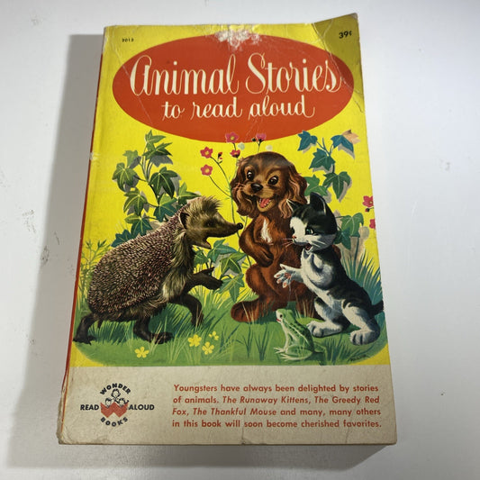 Animal Stories To Read Aloud 1959 Vintage Paperback Wonder Books Crosby Newell