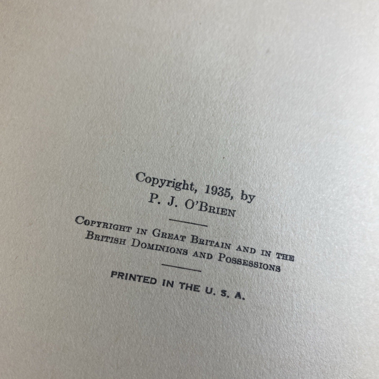 Will Rogers: Ambassador of Good Will by P J O'Brien 1935 1st Edition Hardcover