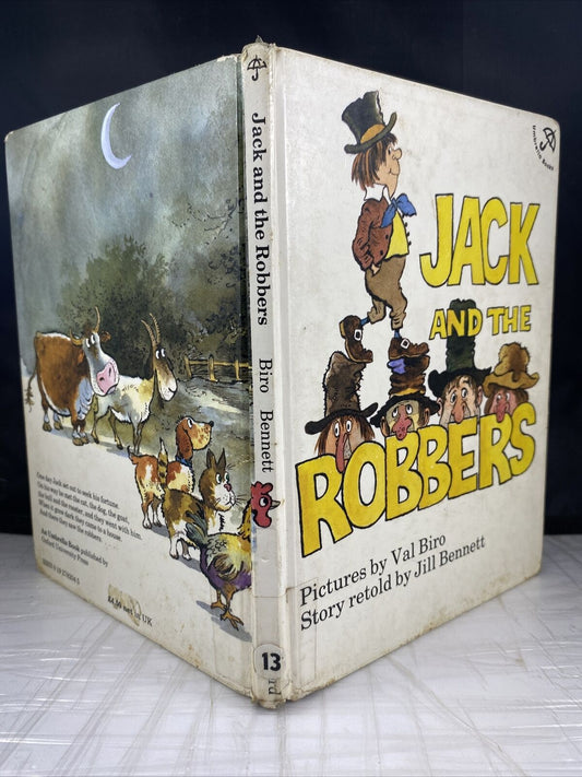 Jack and the Robbers By Jill Bennett, Val Biro. Rare Vintage Kids Book