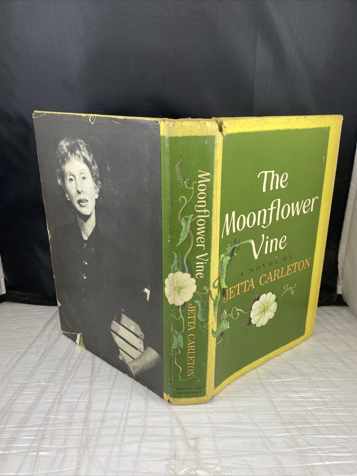 Vtg HC book, The Moonflower Vine by Jetta Carleton 1962 First Print Edition Rare