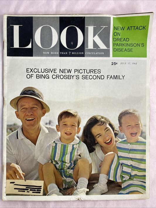 LL1 1962 BING CROSBY & Family July 17 LOOK MAGAZINE 