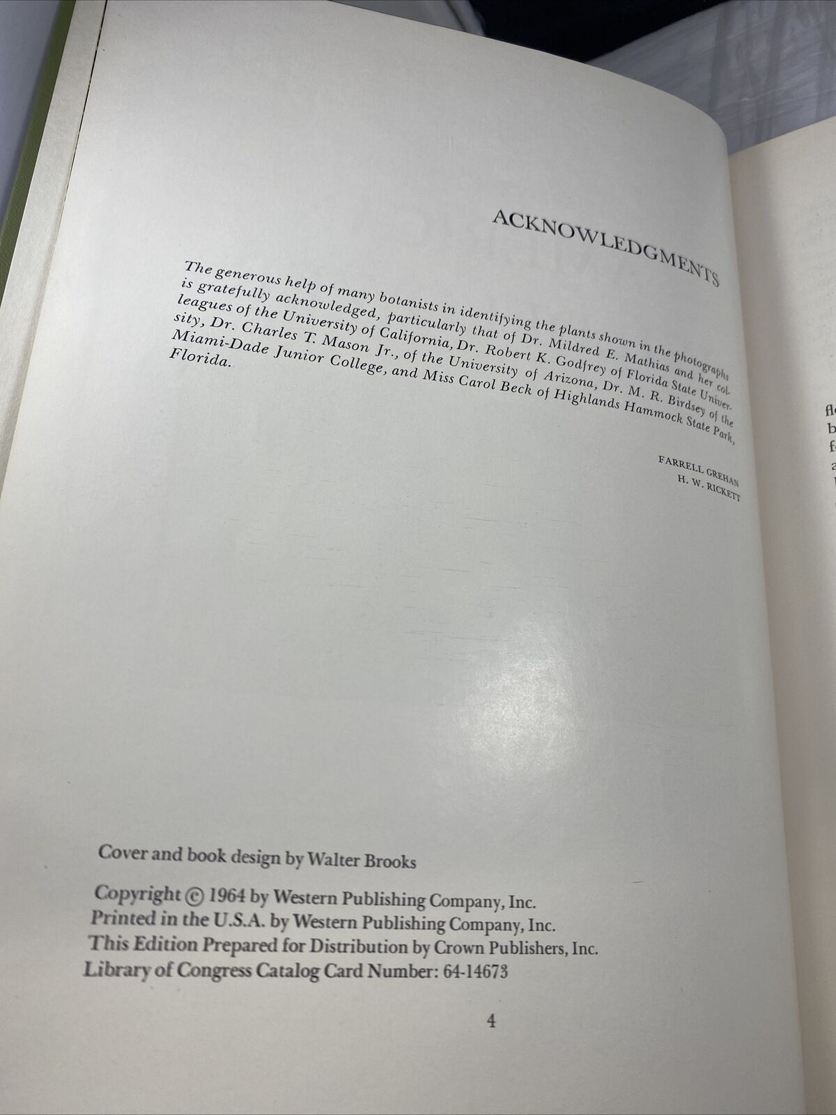 The Odyssey Book of AMERICAN WILDFLOWERS by H.W. Rickett 60s Vintage Pictures