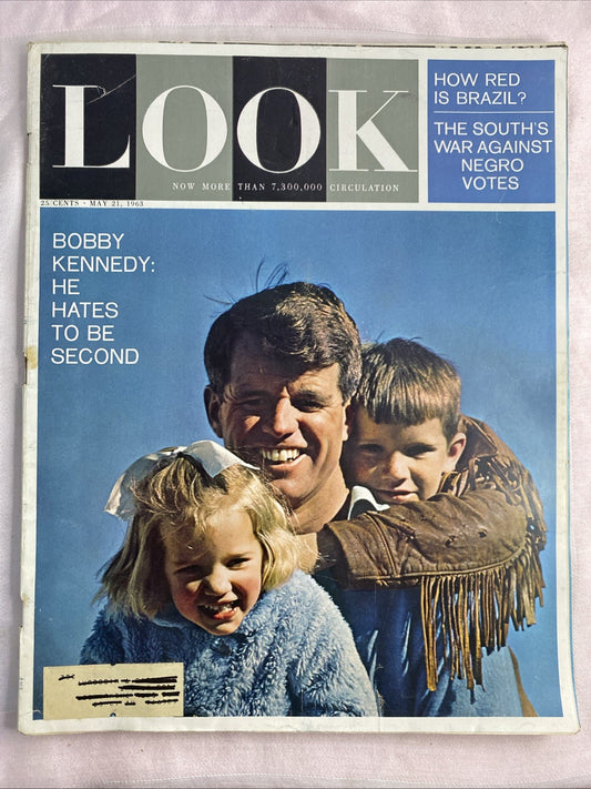 LOOK MAGAZINE - May 21 1963 - BOBBY KENNEDY / Liza Minnelli / Zhora Lampert