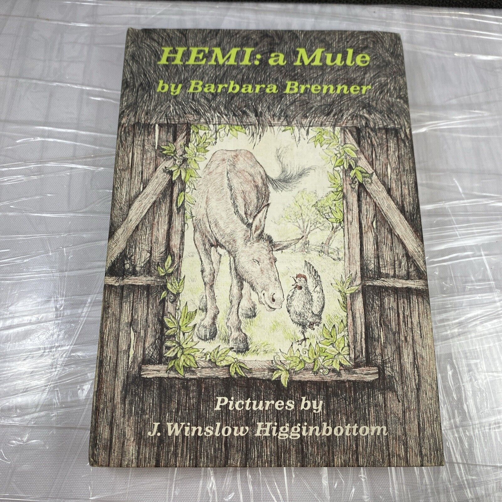 Hemi: a Mule by Barbara Brenner Hardcover Vintage 70s Young Adult Kids Novel