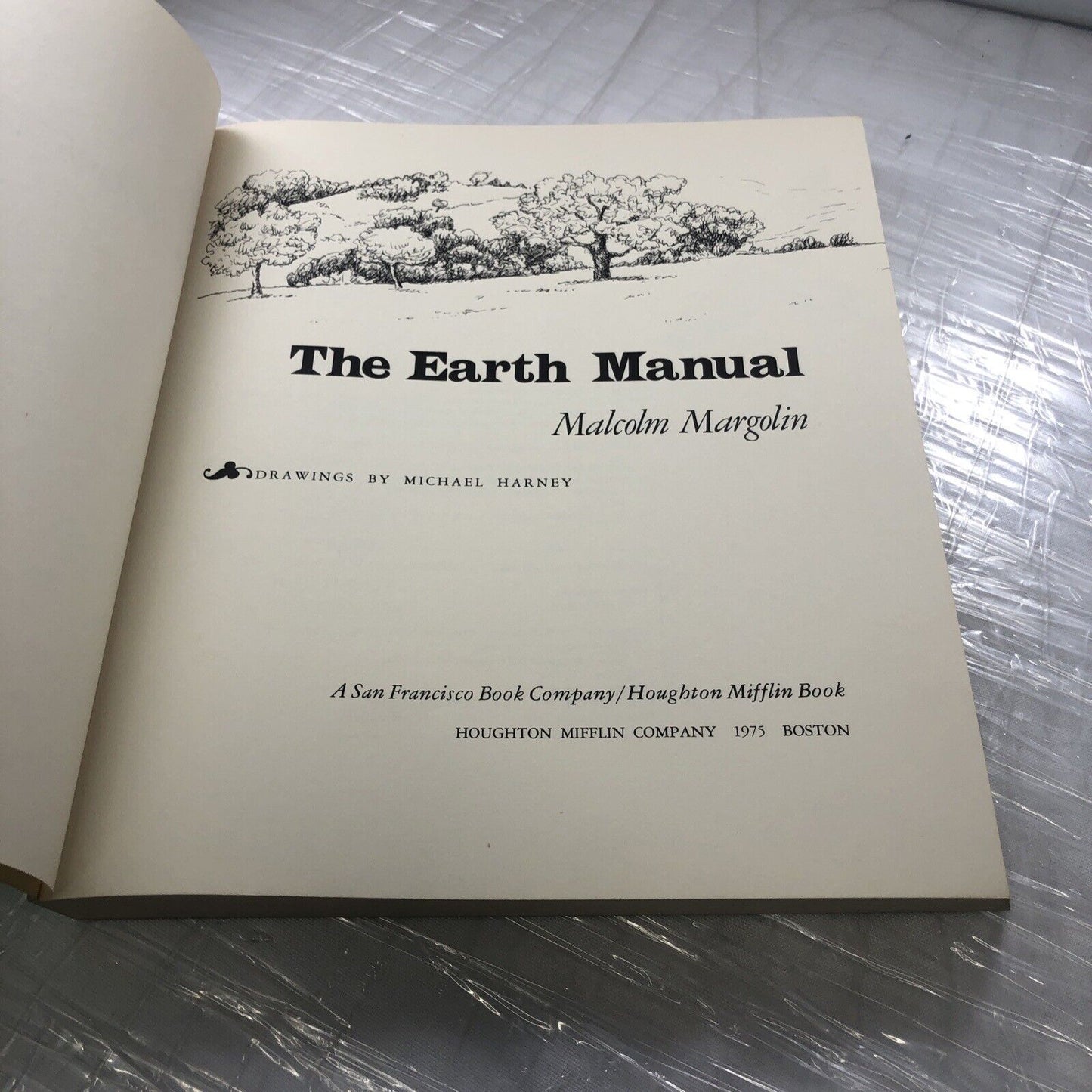 Malcolm Margolin - The Earth Manual - 1975 Paperback First Print Good Vintage