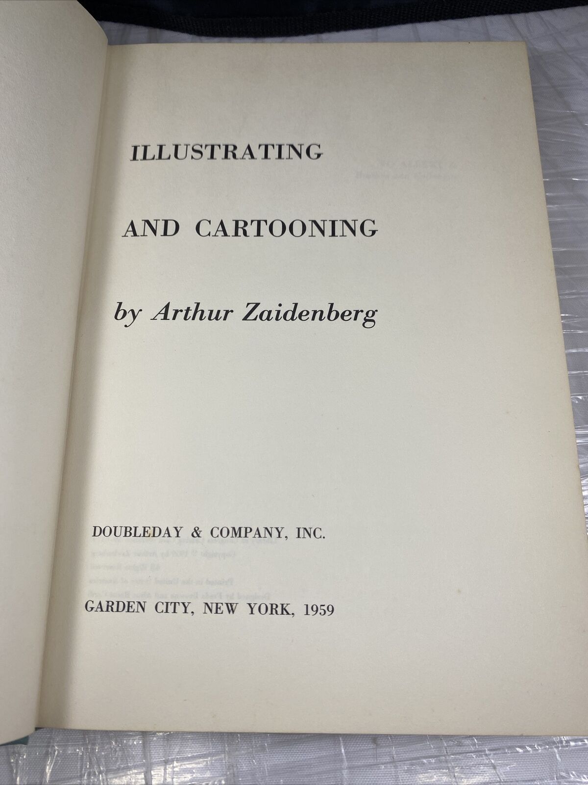 Illustrating and Cartooning Arthur Zaidenberg First Edition Vintage 50s Art