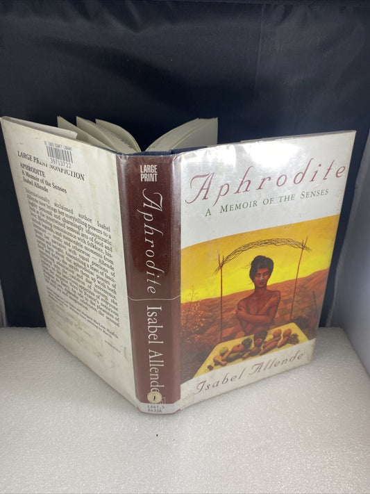 Aphrodite: A Memoir of the Senses by Isabel Allende hardcover Rare Large Print