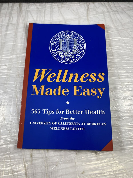 WELLNESS MADE EASY 365 Tips For Better Health from BERKELEY Vintage Self Help