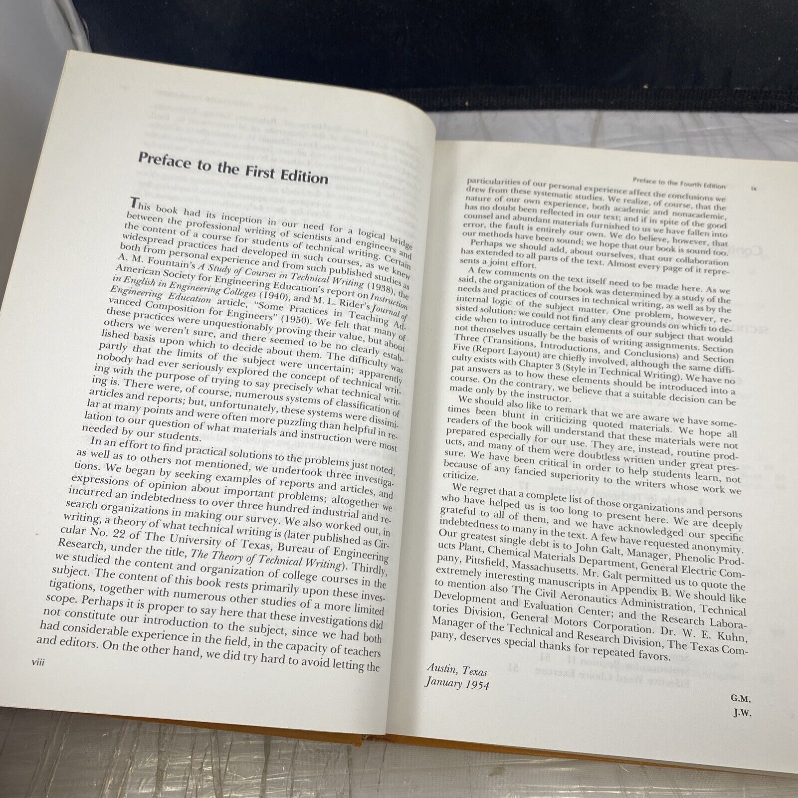 Technical Writing by Gordon H. Mills Fourth Ed. Vintage 70s Textbook Orange