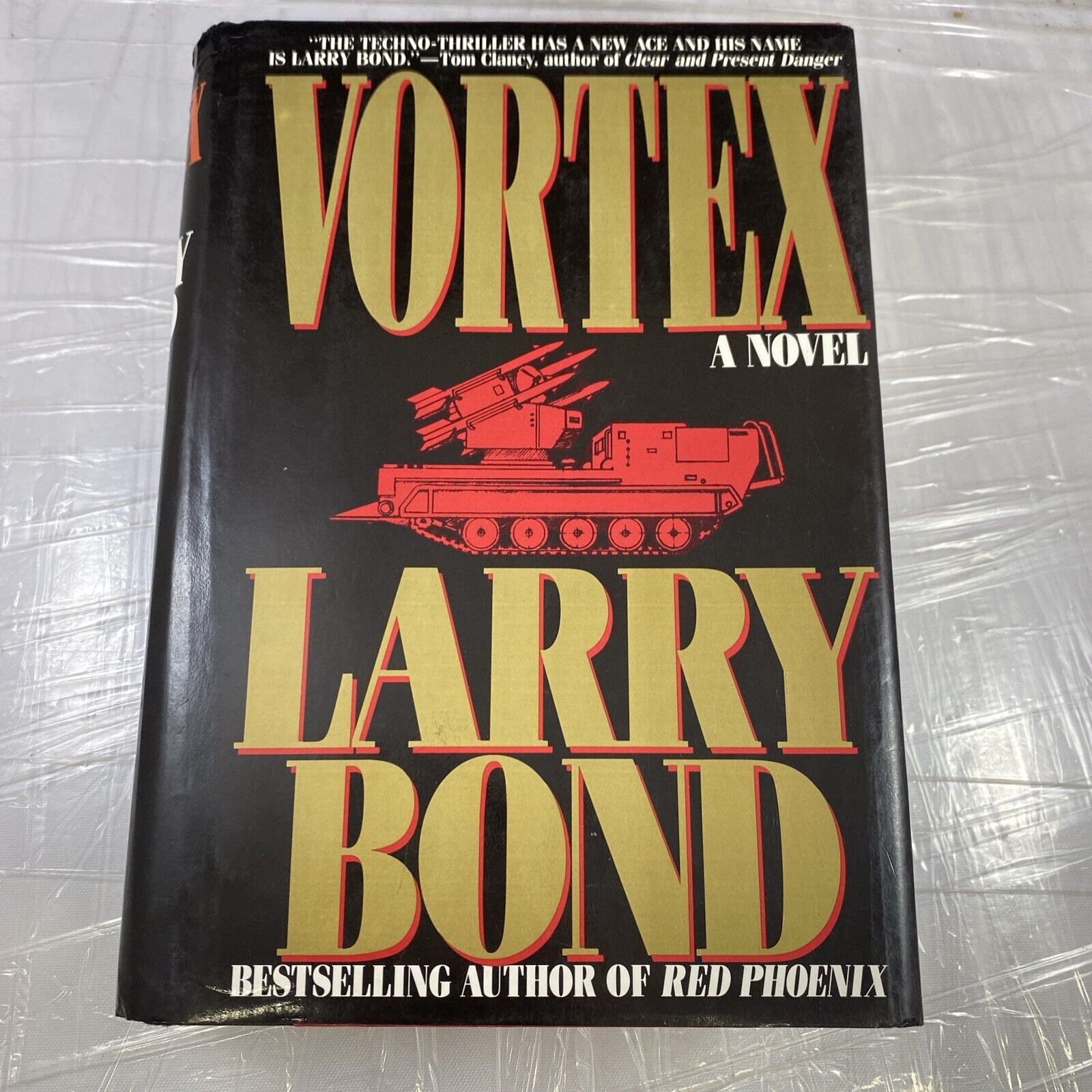 Vortex : A Novel Hardcover Larry Bond Good Condition Techno Thriller