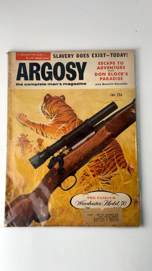 Argosy January 1956 Don Block's Paradise Slavery Does Exist