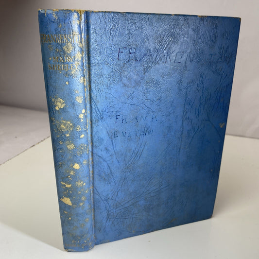Rare Antique Vintage Frankenstein Book Mary Shelley Horror Thriller Original Goo