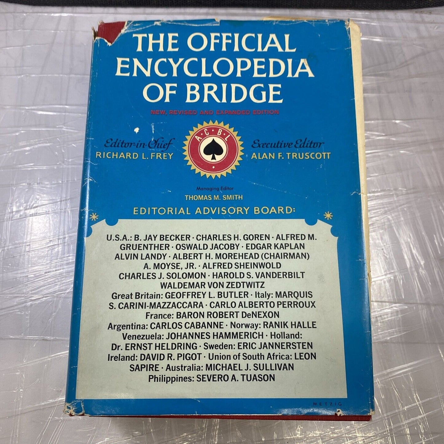 The Official Encyclopedia of Bridge - Richard Frey Bridge Card Game Guidebook