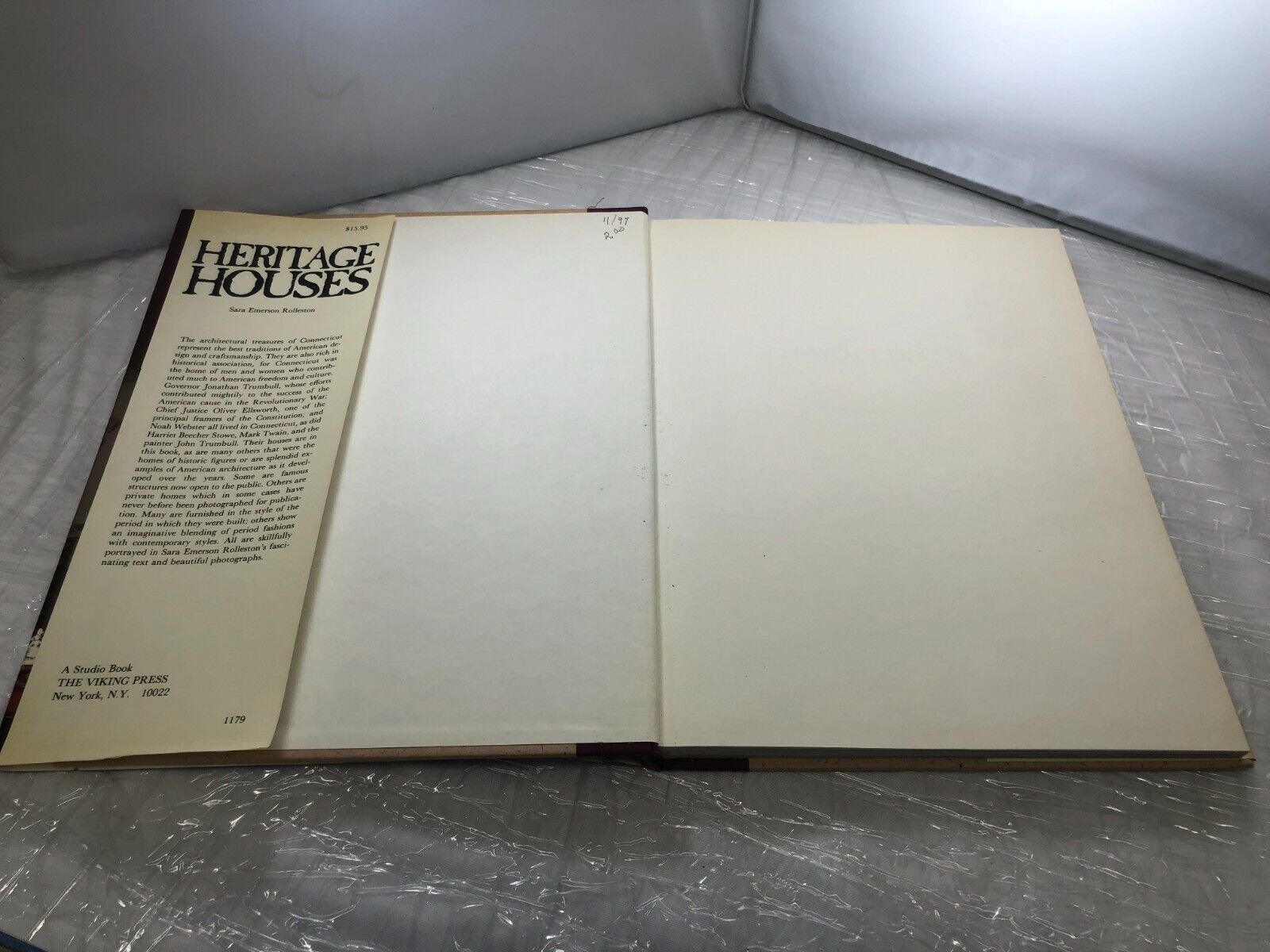 Sara Emerson ROLLESTON / Heritage Houses Victorian Houses Connecticut 1st ed.