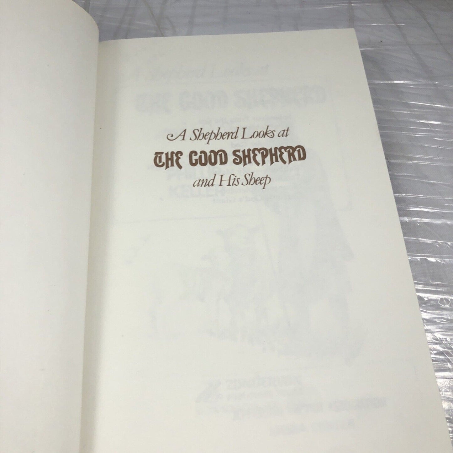 A Shepherd Looks at the Good Shepherd and His Sheep - Hardcover - GOOD