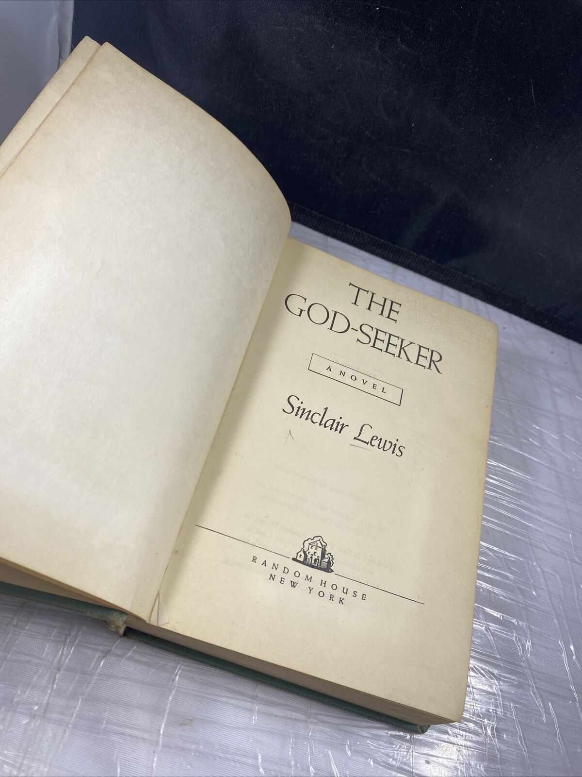 The God-Seeker by Sinclair Lewis 1949 HC DJ First Printing 1st Edition