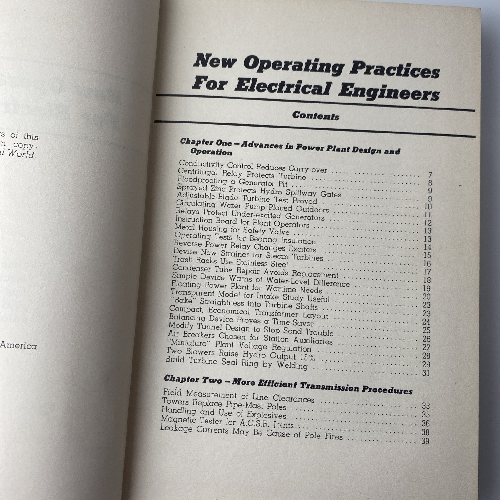 Rare Vintage Operating Practices For Electrical Engineers USA Printed Ex Lib
