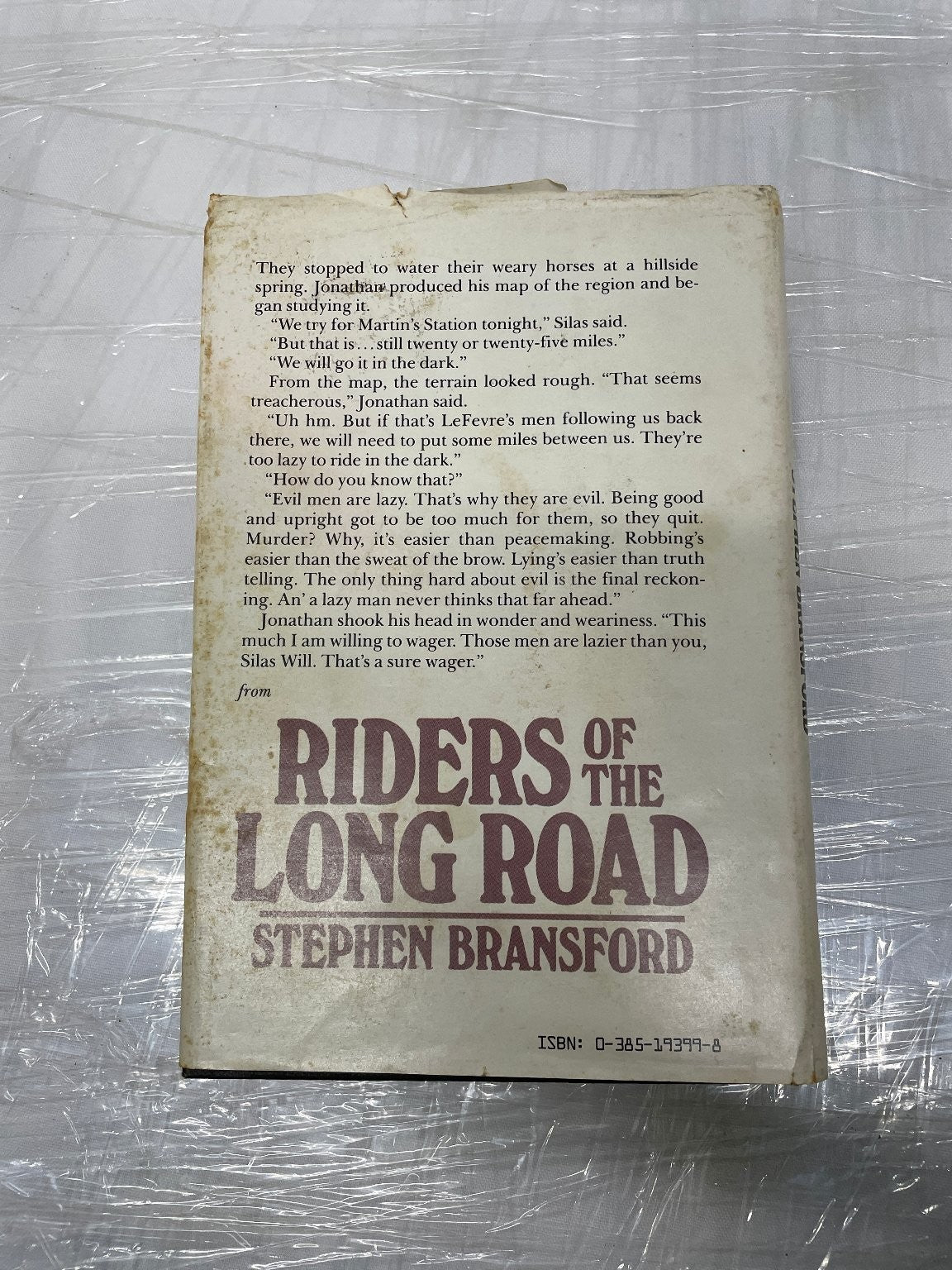 Riders of the Long Road Stephen Bransford 1984 American Circuit Riders