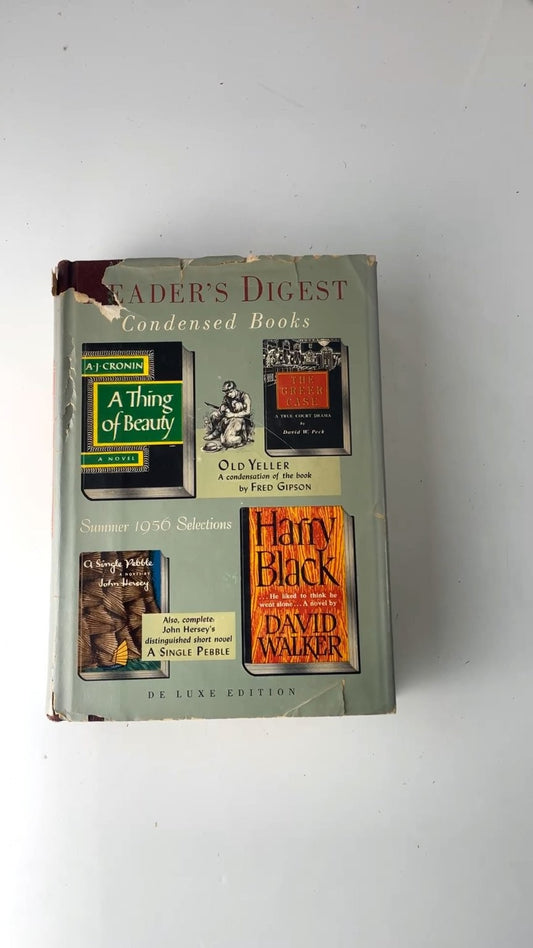 Reader's Digest Condensed Books 1956 Volume 3 First Edition Deluxe