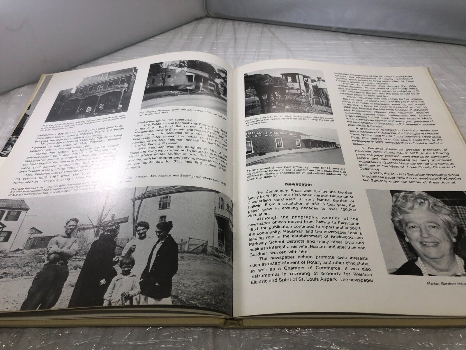 Ballwin the city with a future Missouri Vintage History book Hardcover PHOTOS