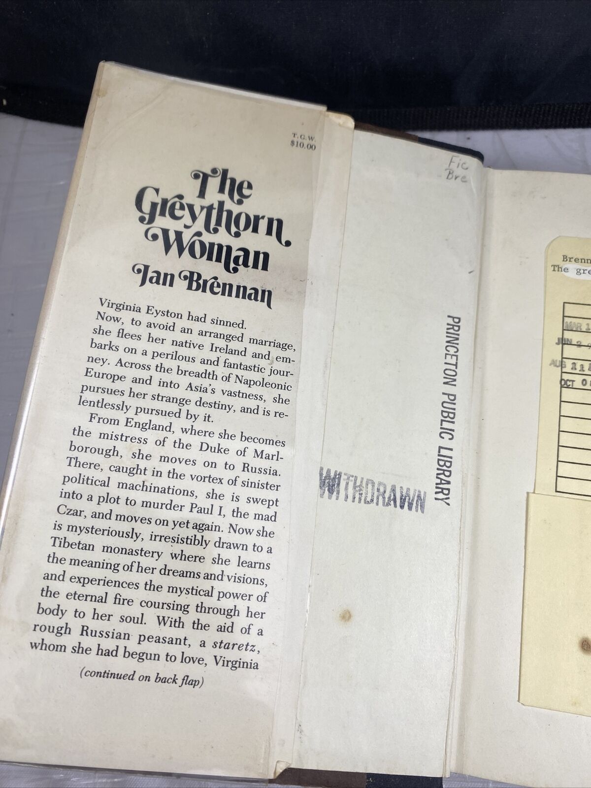 The Greythorn Woman Jan Brennan 1980 1st Edition Fontana PB Historical Romance