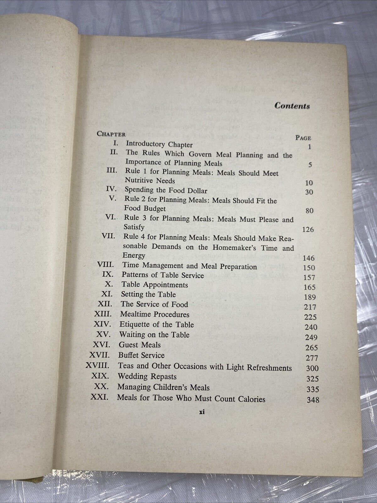 Vintage 1950s College Textbook Meal Management Faye Kinder Meal Planning Prep