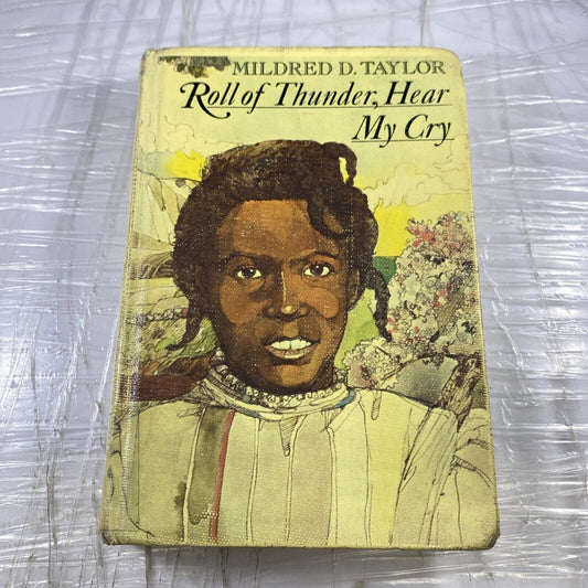 Roll of Thunder, Hear My Cry by Mildred Taylor hb/1976 Vintage Novel Rare Rebind