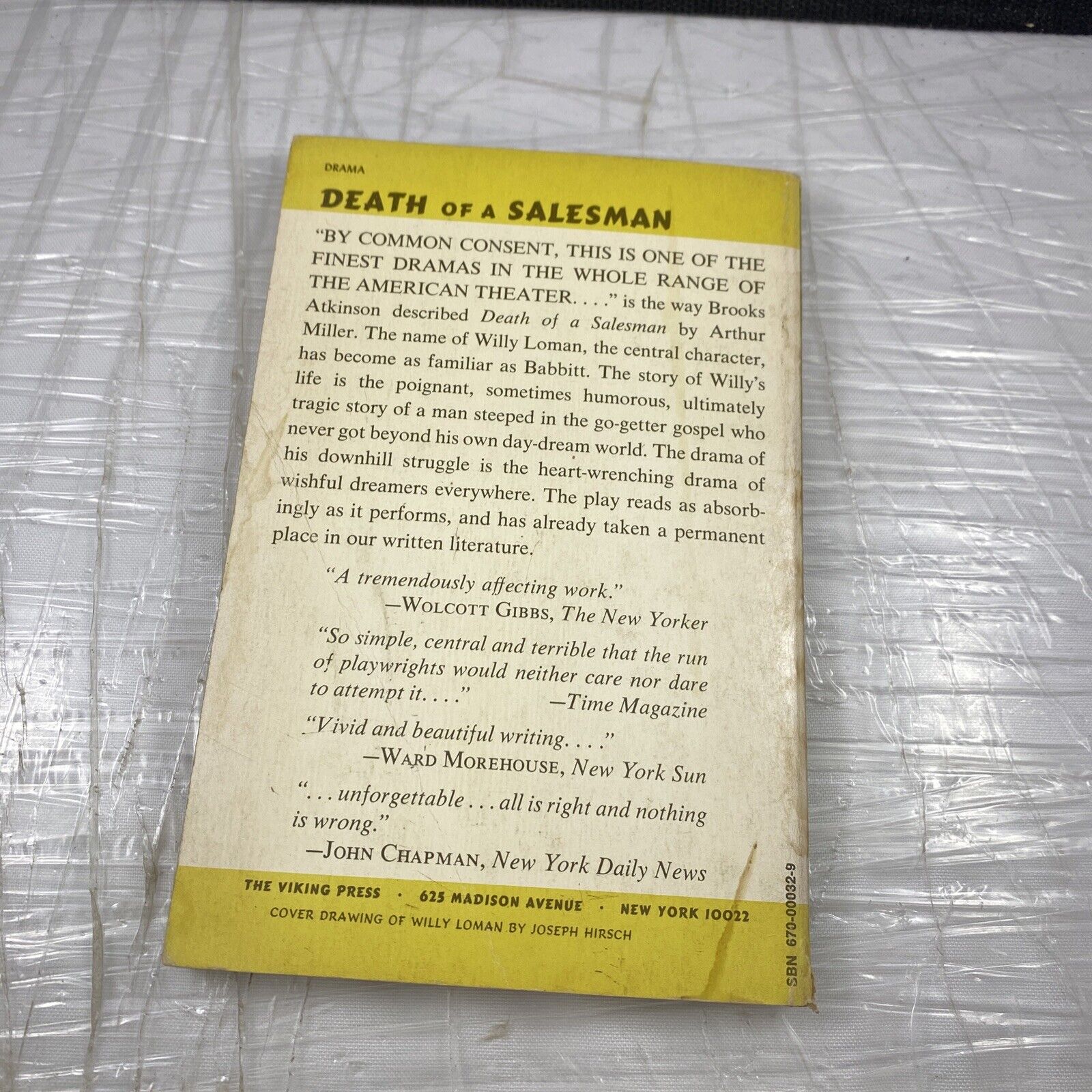 Death of a Salesman by Arthur Miller (1971, Paperback) Vintage 70s Ppb