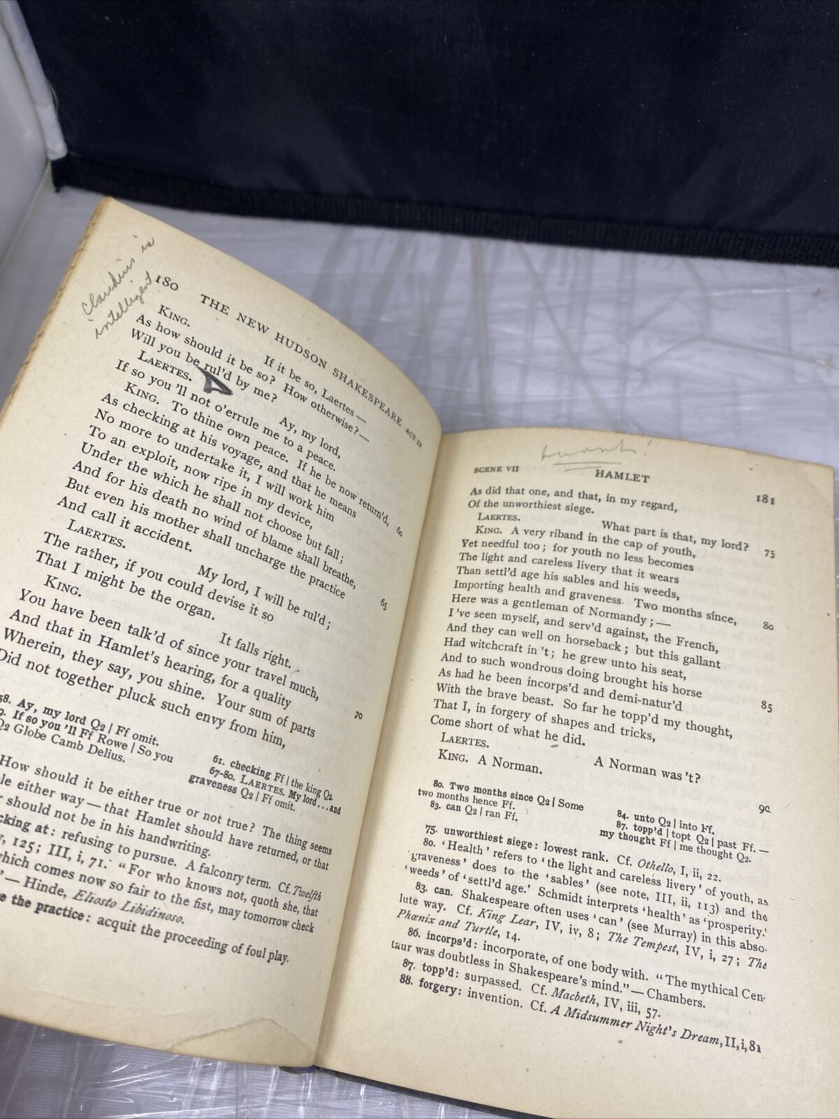 1939 Unique Kiss Imprint Lips In The Tragedy Hamlet The New Hudson Shakespeare