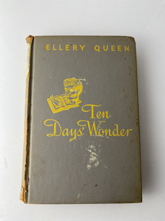 Ten Days' Wonder Ellery Queen 1949 First Edition Mystery Little Brown