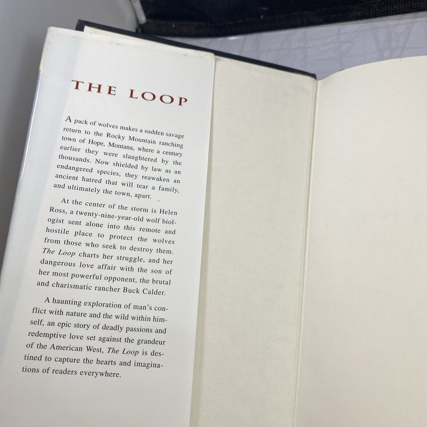 The Loop by Nicholas Evans (1998, Hardcover) Book Club Edition. Good