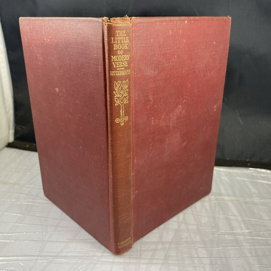 The Little Book of Modern Verse Edited by Jessie B. Rittenhouse 1917 Red Antique