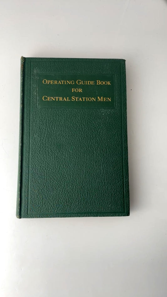 Operating Guide Book for Central Station Men 1937 Electrical World