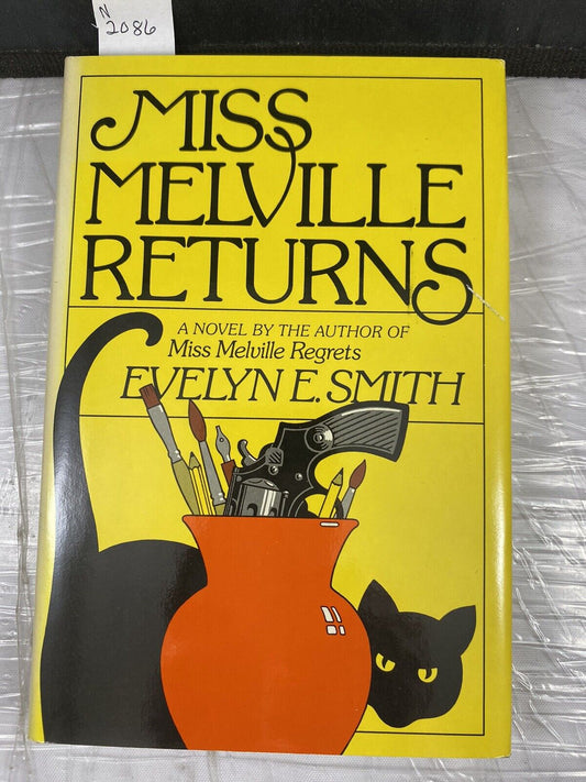 Miss Melville Returns by Evelyn E. Smith HC DJ VG Mystery Thriller Vintage 80s