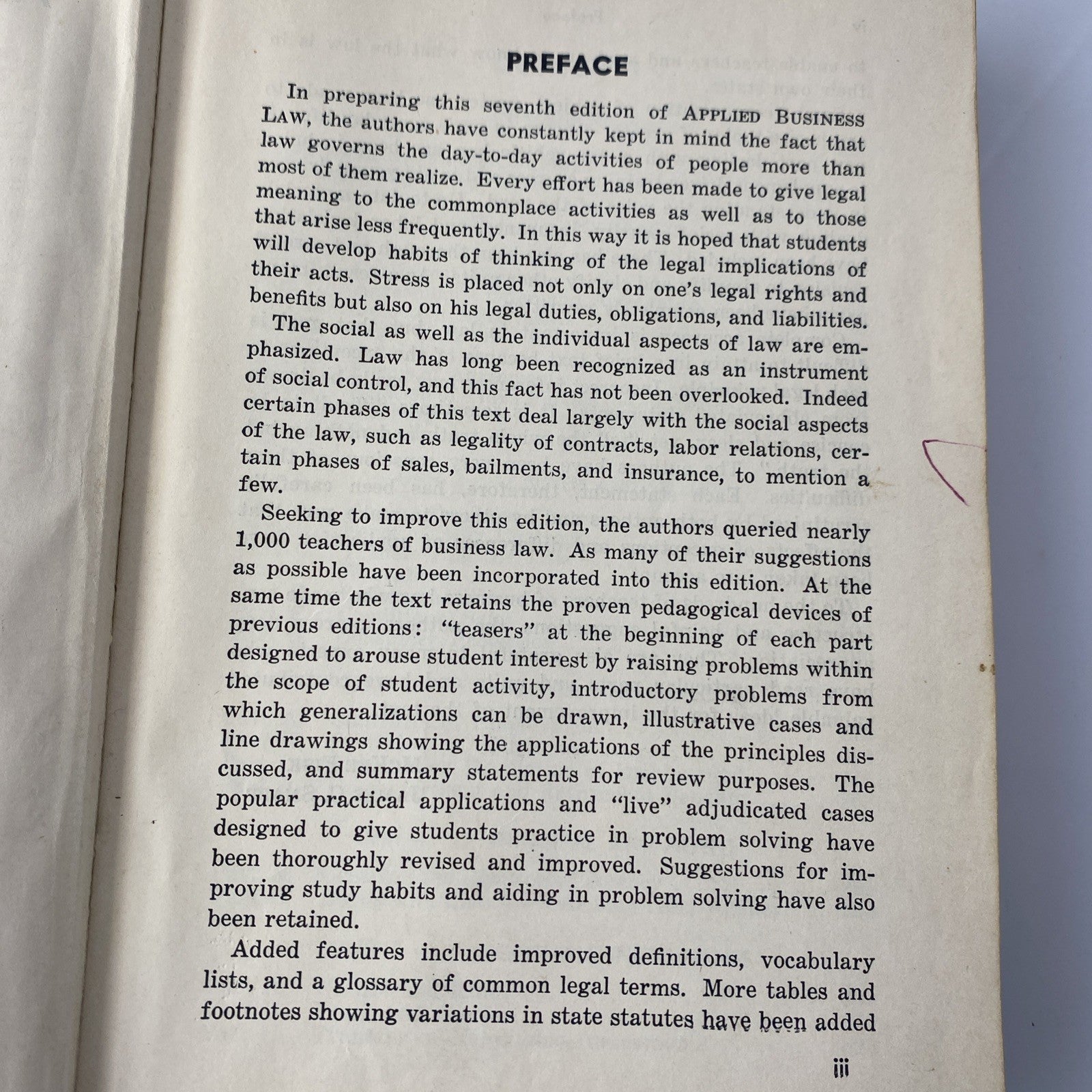 Applied Business Law Seventh Edition By Fisk & Snapp 1955 Hardcover
