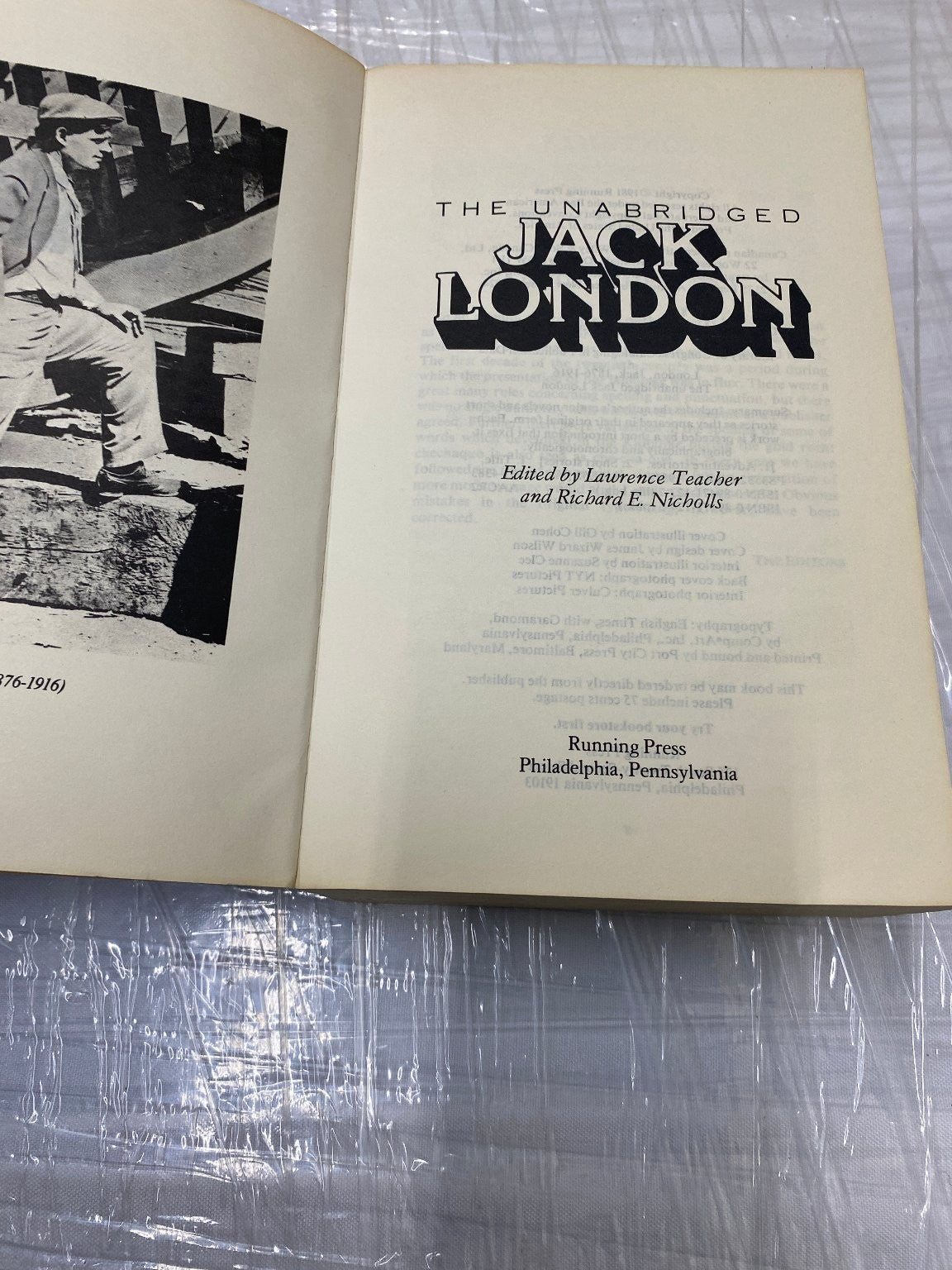 The Unabridged Jack London 1981 Running Press Illustrated Collection