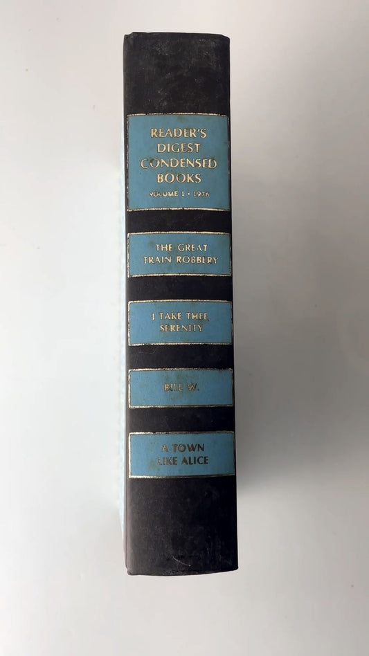 Reader's Digest Condensed Books Volume 1 1976 The Great Train Robbery
