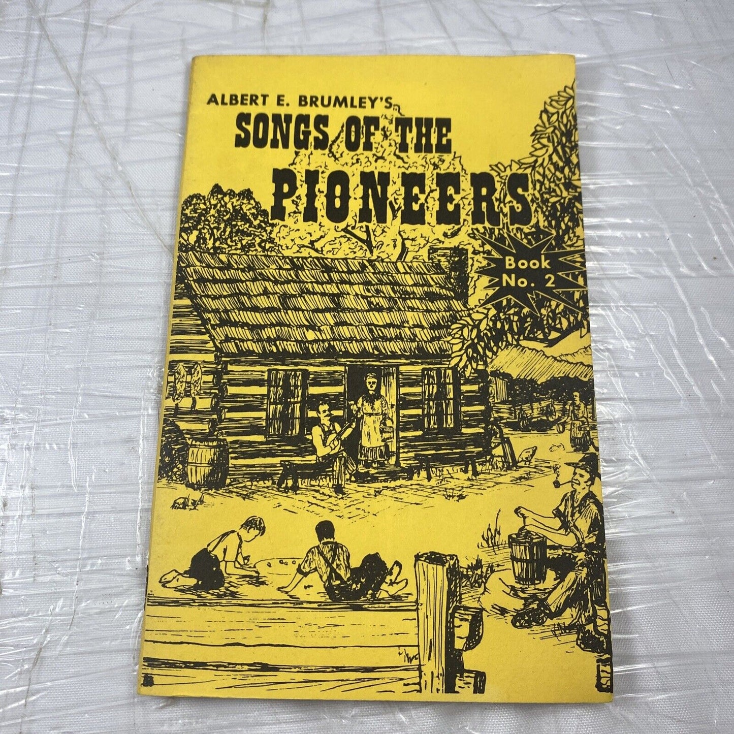 2 Booklets - Albert E. Brumley's  Songs of Pioneers, Campfire Songs Midwestern