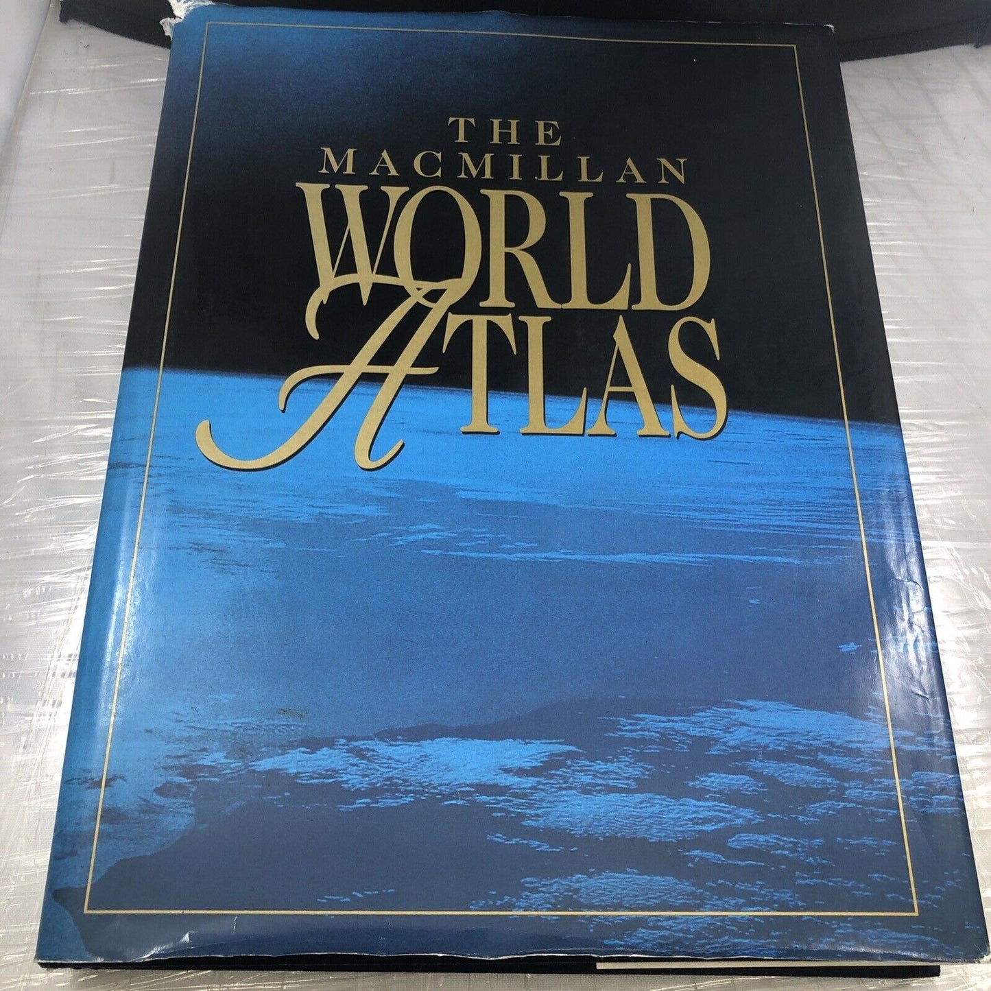 The MacMillan World Atlas by MacMillan Publishers Coffee Table Book. 90s