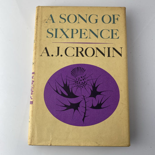 A Song Of Sixpence by A.J. Cronin 1964 Hardcover BCE First Edition Good Conditio